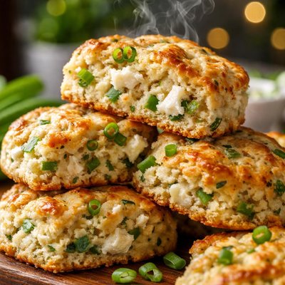 Image of Goat Cheese Green Onion Scones
