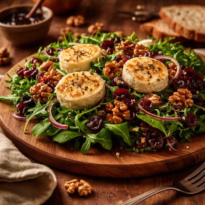Image of Goat Cheese Greens and Walnut Salad
