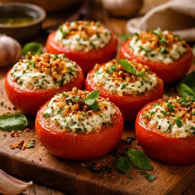 Image of Goat Cheese Stuffed Tomatoes