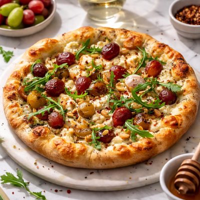 Image of Goats and Grapes White Pizza Ragu