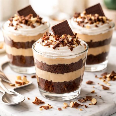 Image of Godiva Chocolate Coffee Almond Mousse Trifle