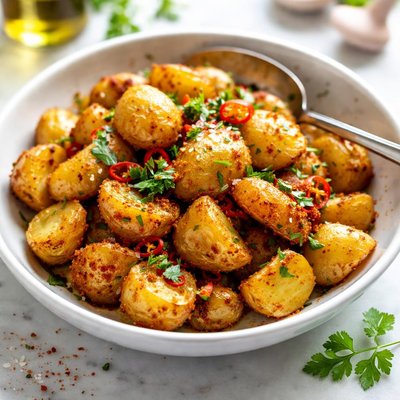 Image of Golden Brown Paprika Potatoes