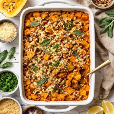 Image of Golden Butternut Squash Casserole