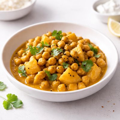 Image of Golden Chickpea and Potato Curry