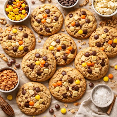 Image of Golden Chocolate Treasure Cookies