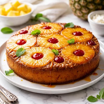 Image of Golden Circle Pineapple Upside Down Cake