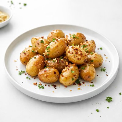 Image of Golden Garlic Potatoes