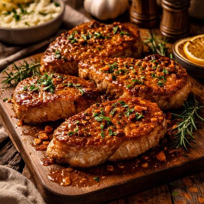 Image of Golden Glow Pork Chops