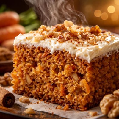 Image of Golden Moist Carrot Cake