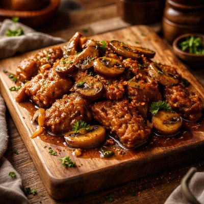 Image of Golden Mushroom Tempeh