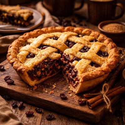 Image of Golden Oldie Old Fashioned Raisin Pie