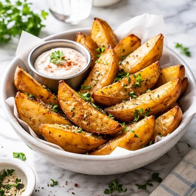 Image of Golden Potato Wedges