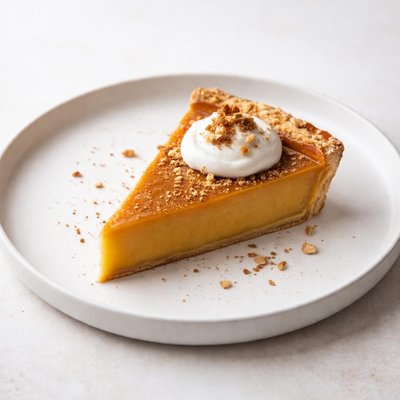 Image of Golden Pumpkin Custard Pie
