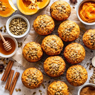 Image of Golden Pumpkin Muffins