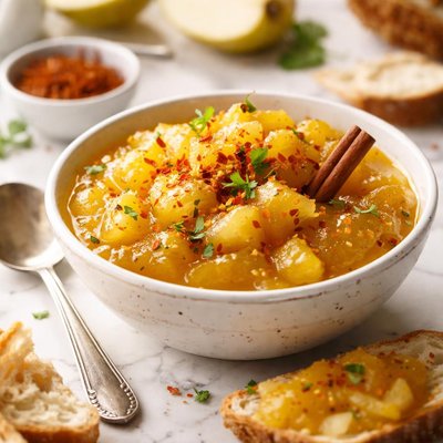 Image of Golden Saffron Pear Chutney