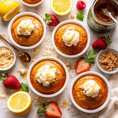 Image of Golden Syrup Sponge Puddings