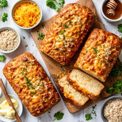 Image of Golden Wheat and Cheddar Loaves