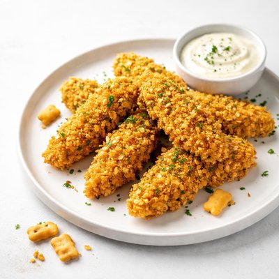 Image of Goldfish Crusted Chicken Fingers