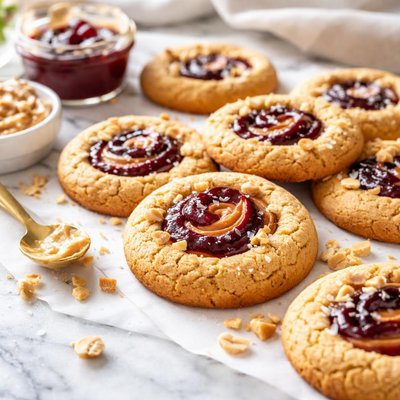 Image of Goober Thumbprint Cookies