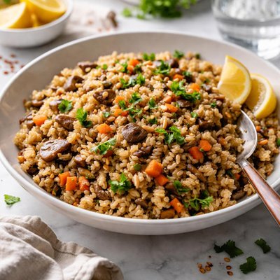 Image of Good and Easy Barley Pilaf