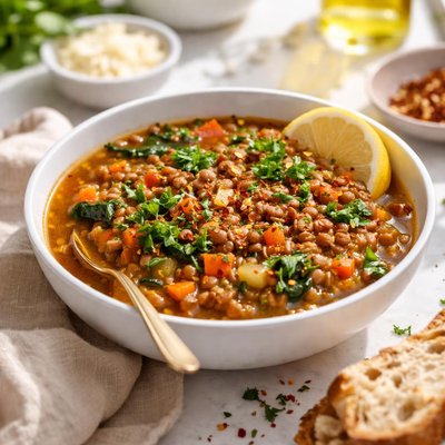 Image of Good Eats Lentil Soup