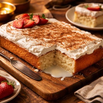 Image of Good Eats Tres Leches Cake