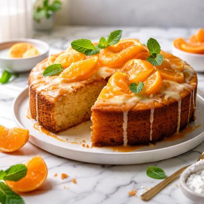 Image of Gooey Mandarin Cake