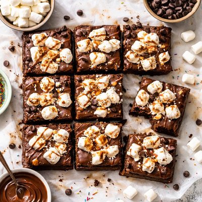 Image of Gooey Marshmallow Brownies