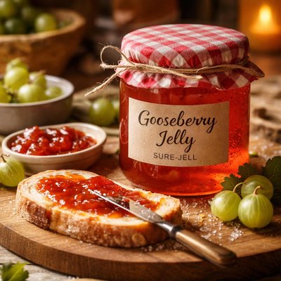 Image of Gooseberry Jelly Sure Jell