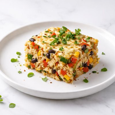 Image of Gorgeous Vegetarian Rice Casserole