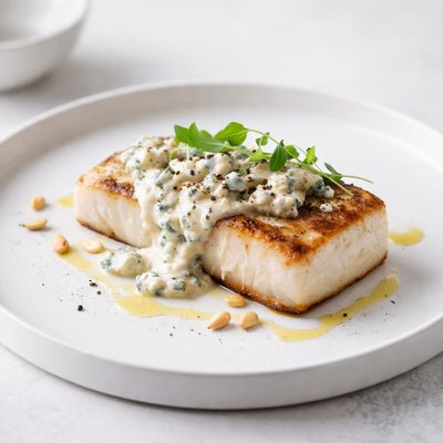 Image of Gorgonzola Halibut