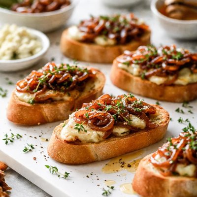 Image of Gorgonzola Onion Crostini