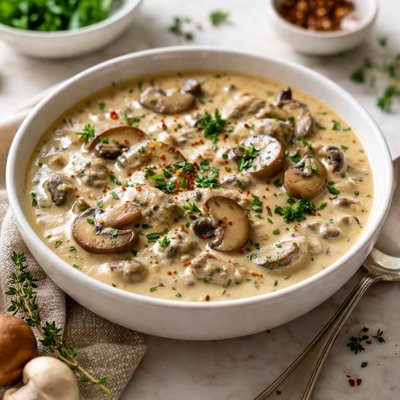 Image of Gotta Be the Best Low Fat Mushroom Sauce Ever