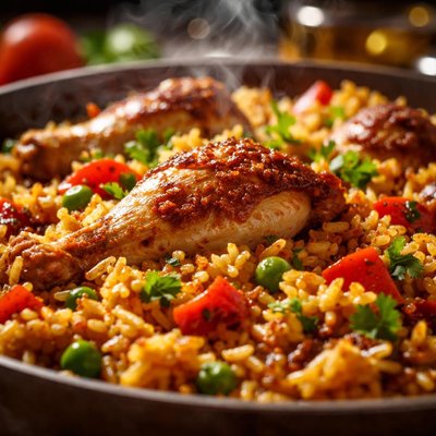 Image of Gourmet Arroz Con Pollo