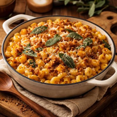 Image of Gourmet Butternut Squash Macaroni Cheese
