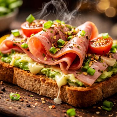 Image of Whole30 Gourmet Ham Toast