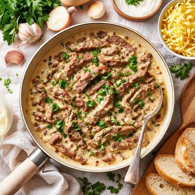 Image of Govyadina V Smetane Russian Steak in Sour Cream