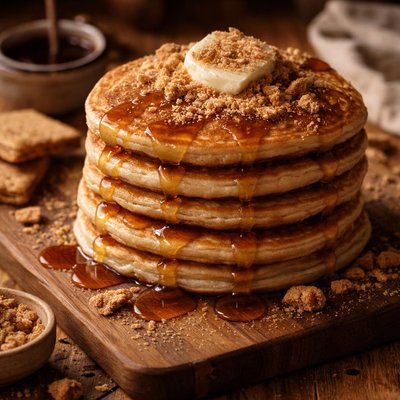 Image of Graham Cracker Pancakes