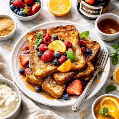 Image of Grand Marnier French Toast Marianted Overnight