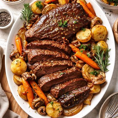 Image of Grandma Ettas Chuck Steak Fry Roast