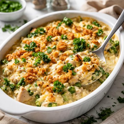 Image of Grandmothers Chicken Casserole Low Carb