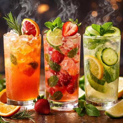 Image of Grandparent Mocktails 3 4 and 5 Non Alcoholic