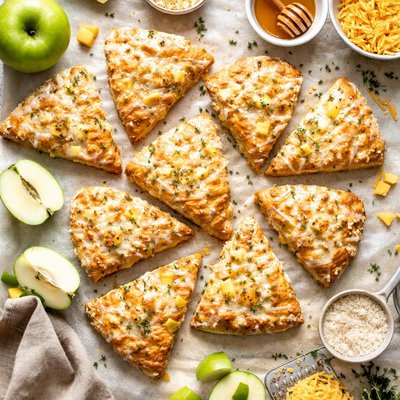 Image of Granny Smith Apple Cheddar Scones