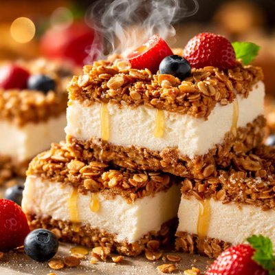 Image of Granola Ice Cream Squares