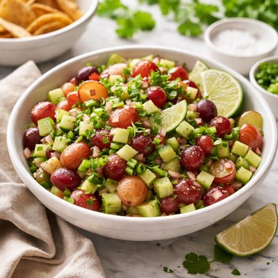Image of Grape and Cucumber Salsa