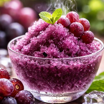 Image of Grape Juice Sherbet Healthy Easy