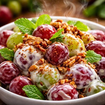 Image of Grape Salad Healthier Version