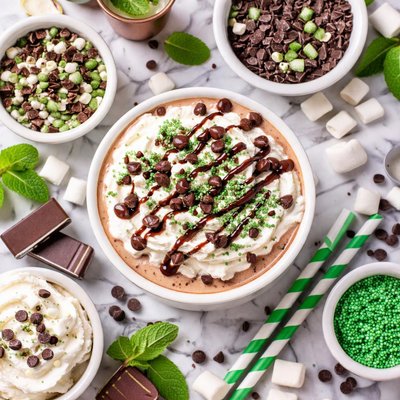 Image of Grasshopper Hot Chocolate