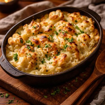 Image of Gratin of Cauliflower with Gruyere