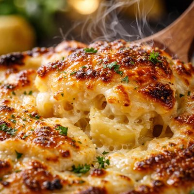 Image of Gratin of Potatoes and Cheese